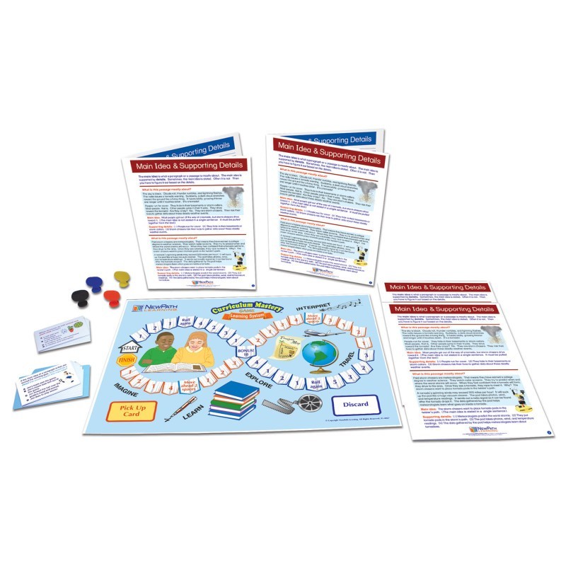 NewPath Learning Main Idea and Supporting Details Learning Center, Grade 3-5