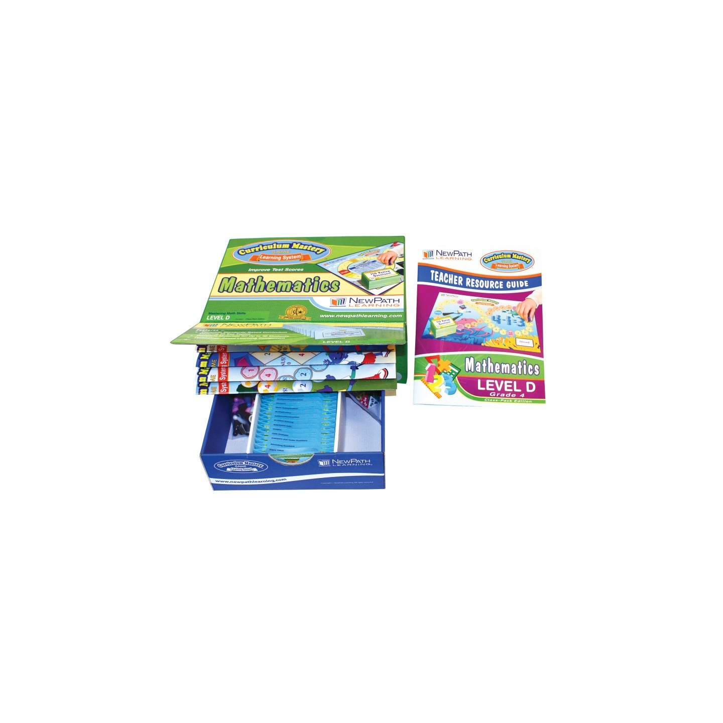 NewPath Learning Grade 4 Math Curriculum Mastery® Game - Class-Pack Edition