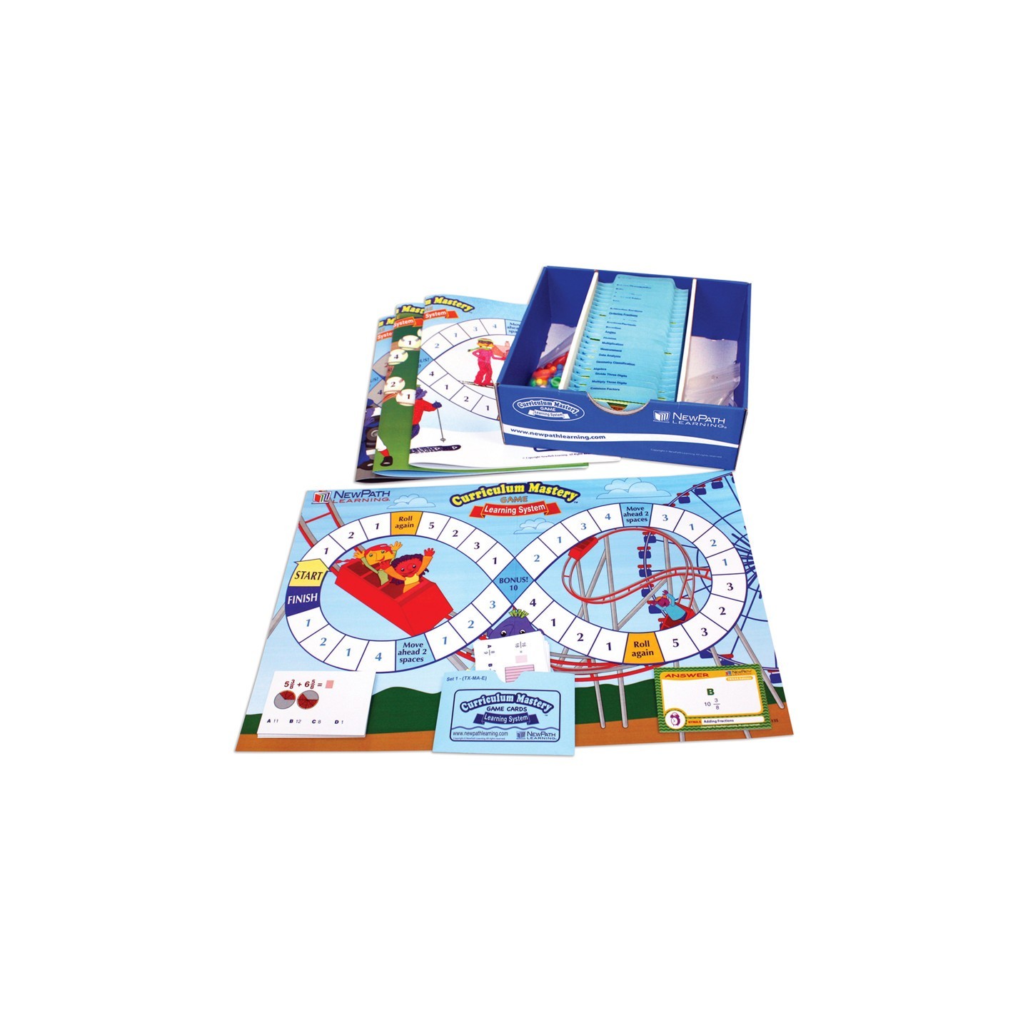NewPath Learning Grade 5 Math Curriculum Mastery® Game - Class-Pack Edition