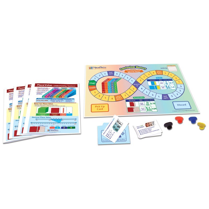 NewPath Learning Place Value - Understanding Numbers Learning Center, Grade 3-5
