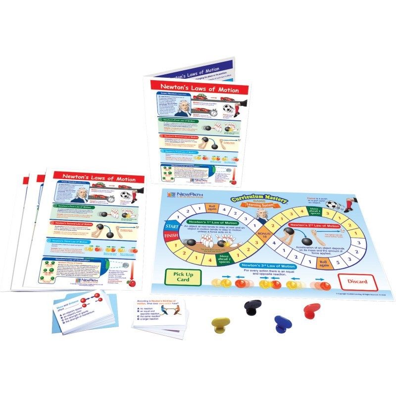 NewPath Learning Newton's Law of Motion Learning Center, Grades 3-5