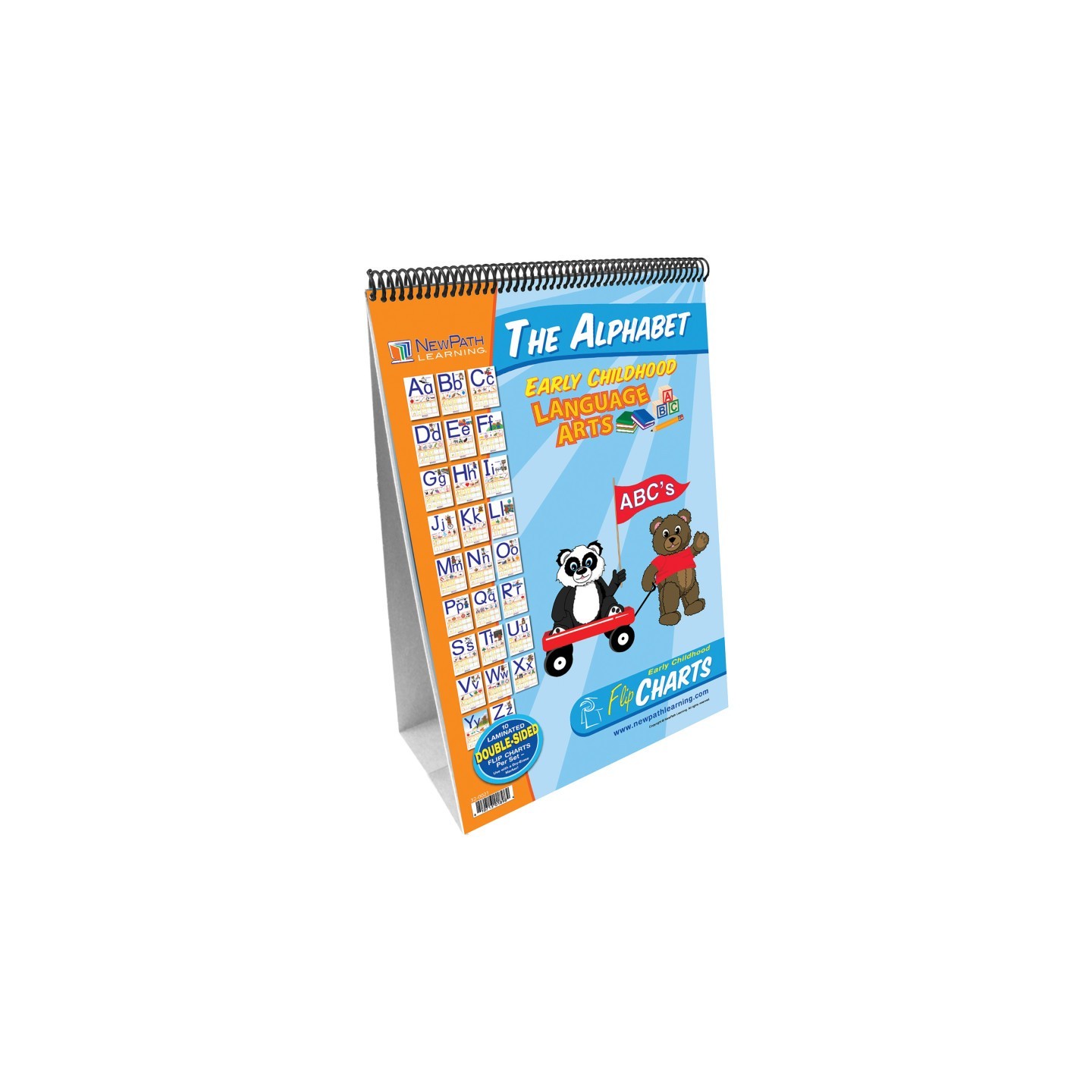 NewPath Learning The Alphabet Curriculum Mastery® Flip Chart Set - Early Childhood