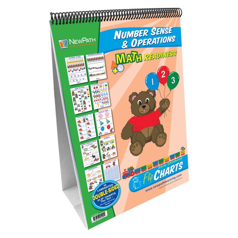 NewPath Learning Number Sense Curriculum Mastery® Flip Chart, 10 Pages