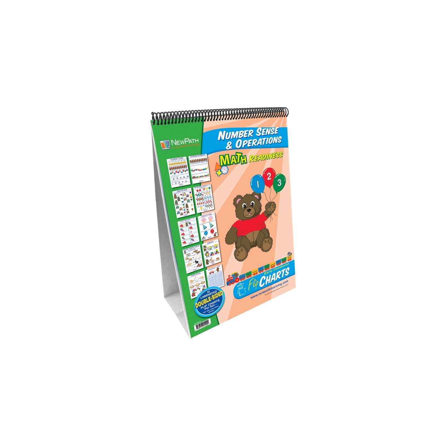 NewPath Learning Number Sense Curriculum Mastery® Flip Chart, 10 Pages