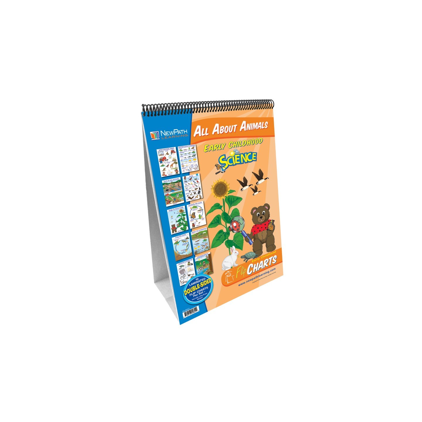 NewPath Learning Early Childhood Science Readiness Flip Charts, All About Animals