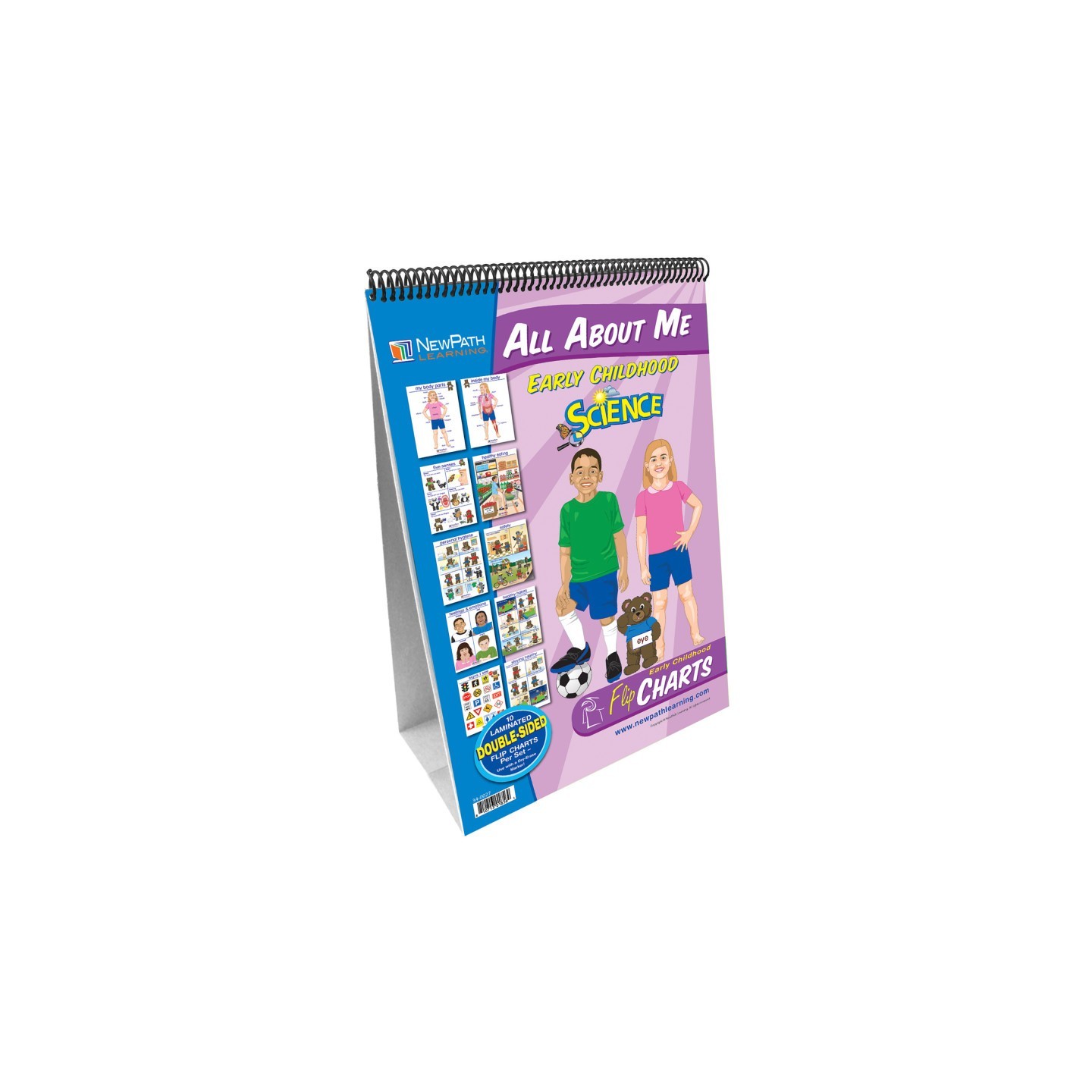 NewPath Learning Early Childhood Science Readiness Flip Chart, All About Me