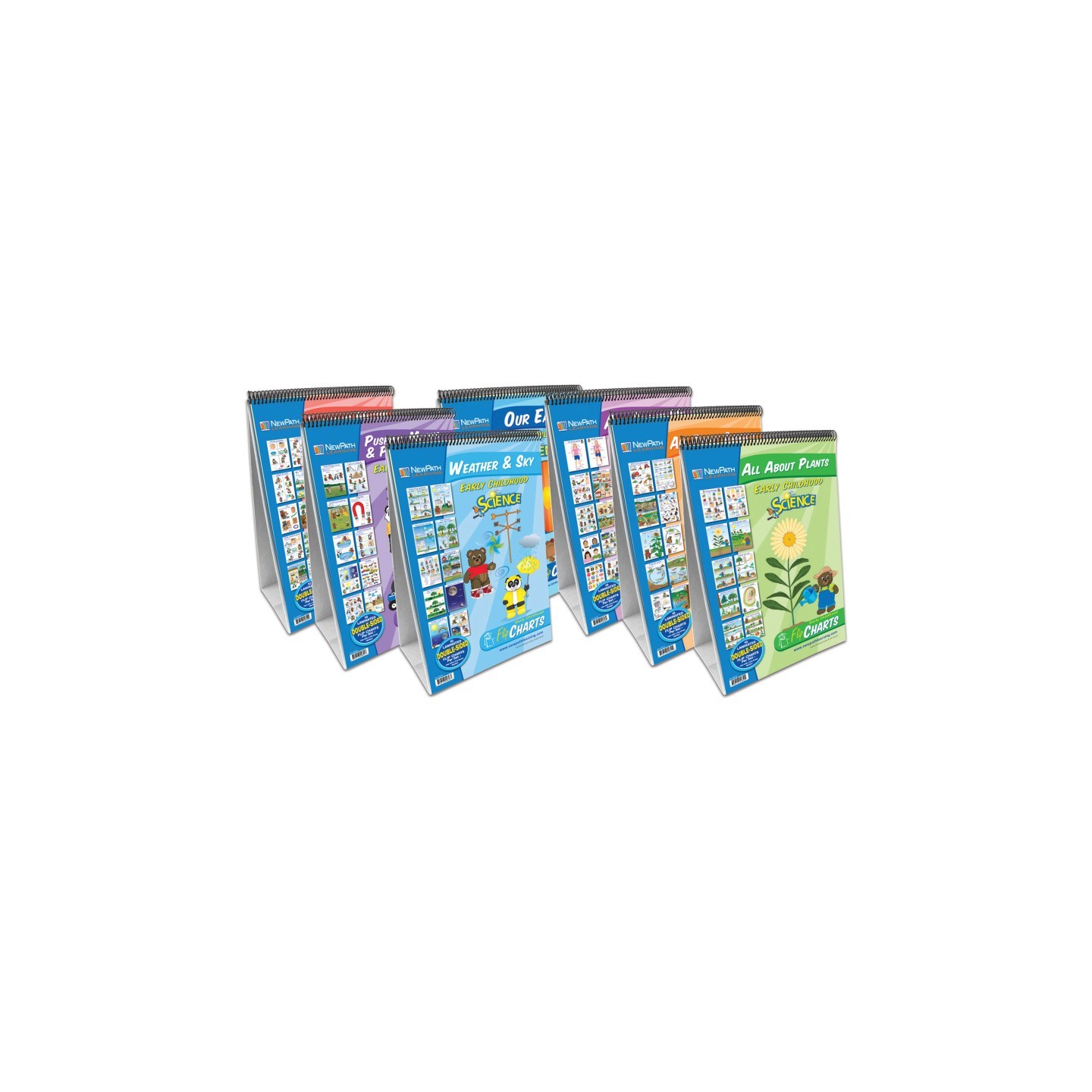 NewPath Learning Early Childhood Science Readiness Flip Charts, Set of all 7