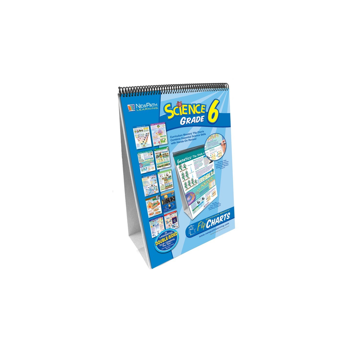 NewPath Learning Science Skills Curriculum Mastery® Flip Chart, Grade 6