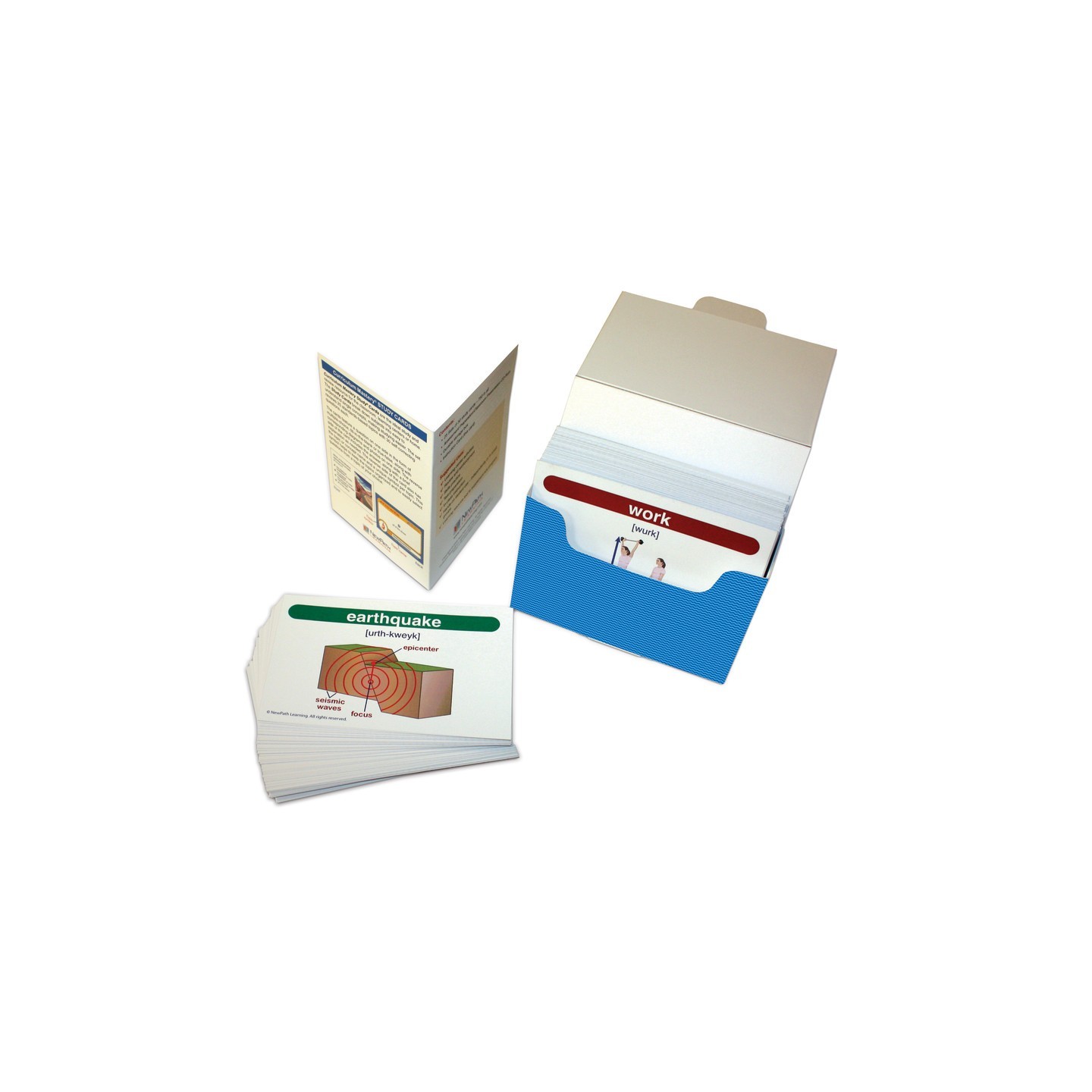 NewPath Learning Science Vocabulary Builder Flash Card Set, Grades 3-5