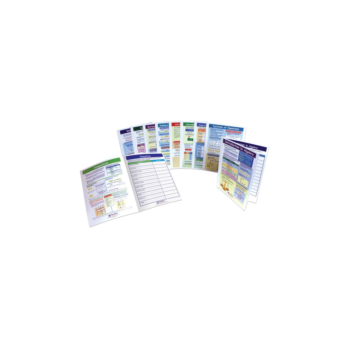 NewPath Learning Algebra Skills Visual Learning Guides™ Set
