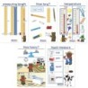 NewPath Learning Measurement Bulletin Board Charts, Set of 5, English Edition