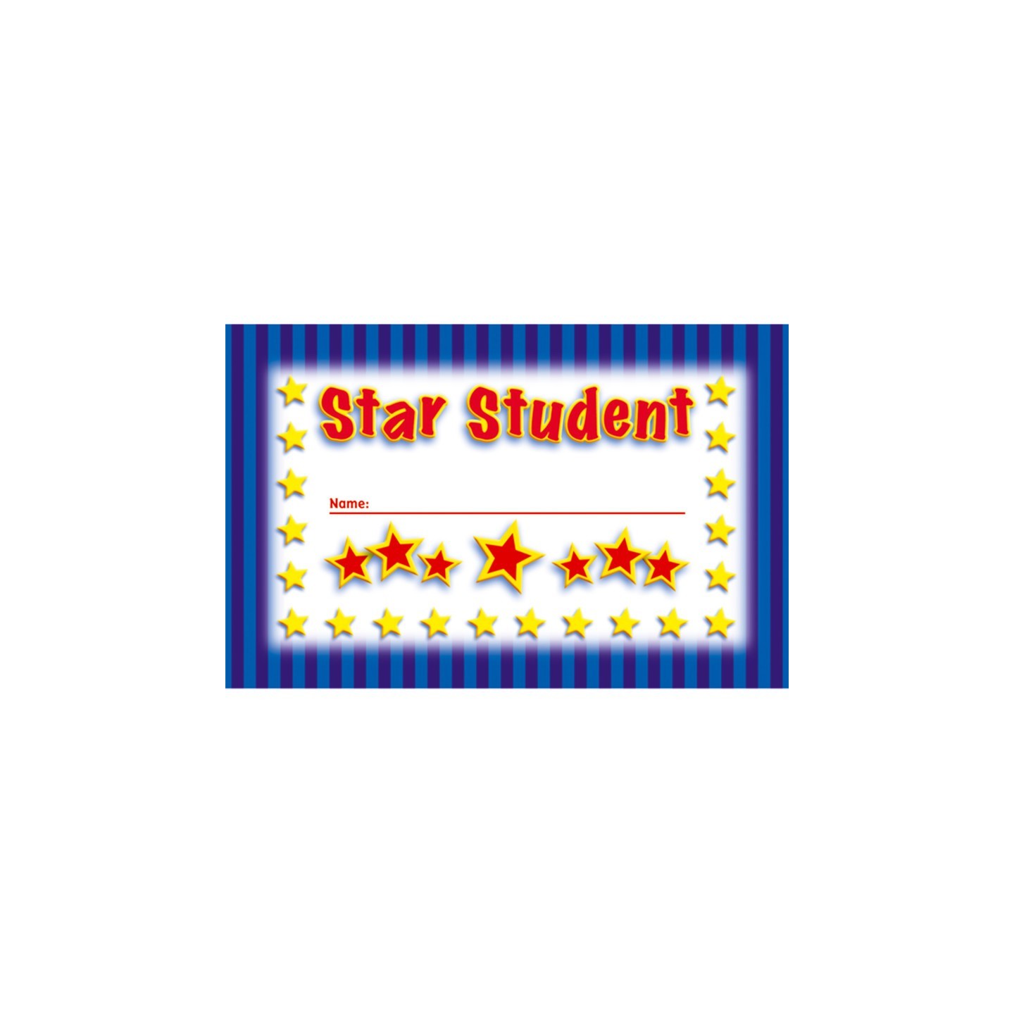 North Star Teacher Resources Star Student Punch Cards, Pack of 36