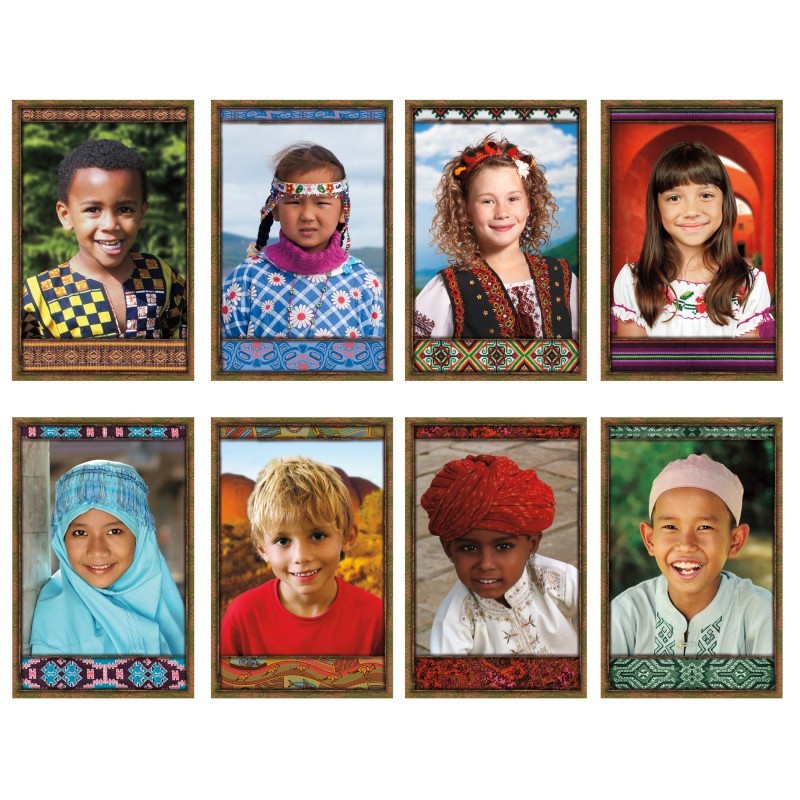North Star Teacher Resources All Kinds of Kids: International Bulletin Board Set