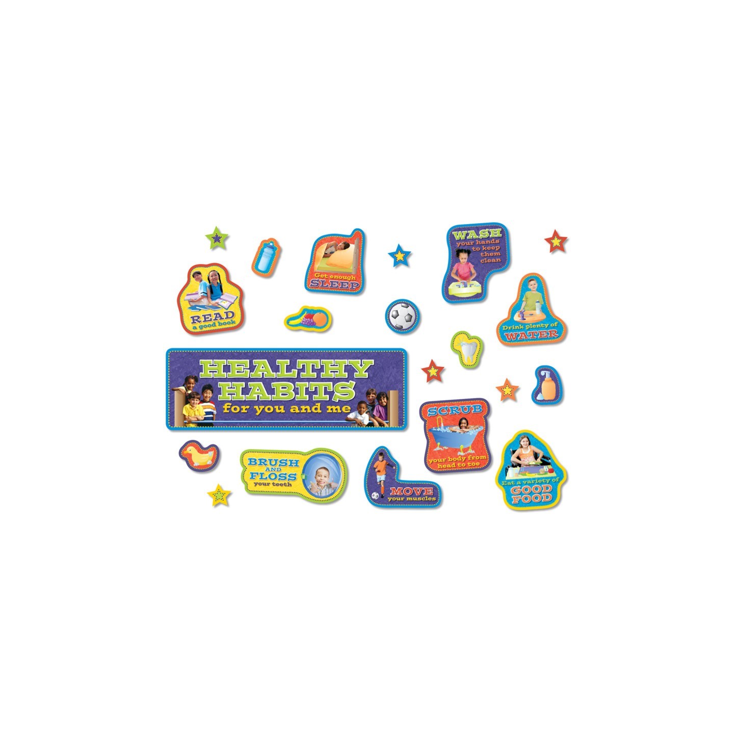 North Star Teacher Resources Healthy Habits Bulletin Board Set