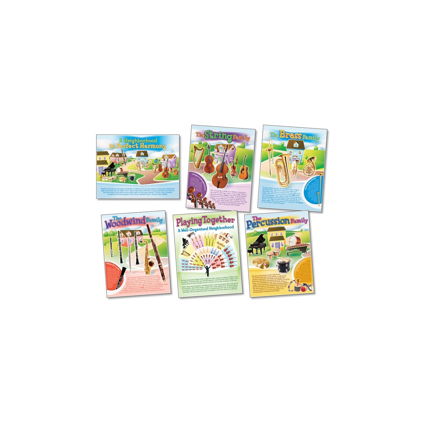 North Star Teacher Resources Musical Instruments Bulletin Board Set