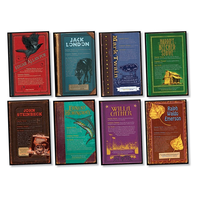 North Star Teacher Resources American Authors Bulletin Board Set