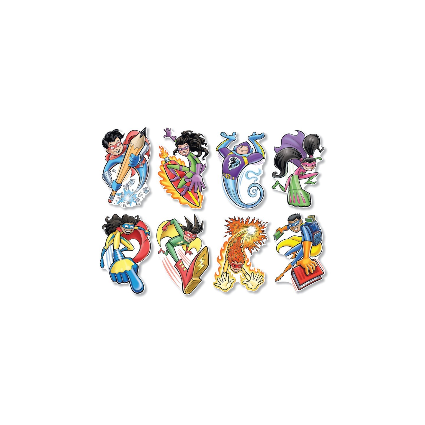 North Star Teacher Resources Superheroes Bulletin Board Set