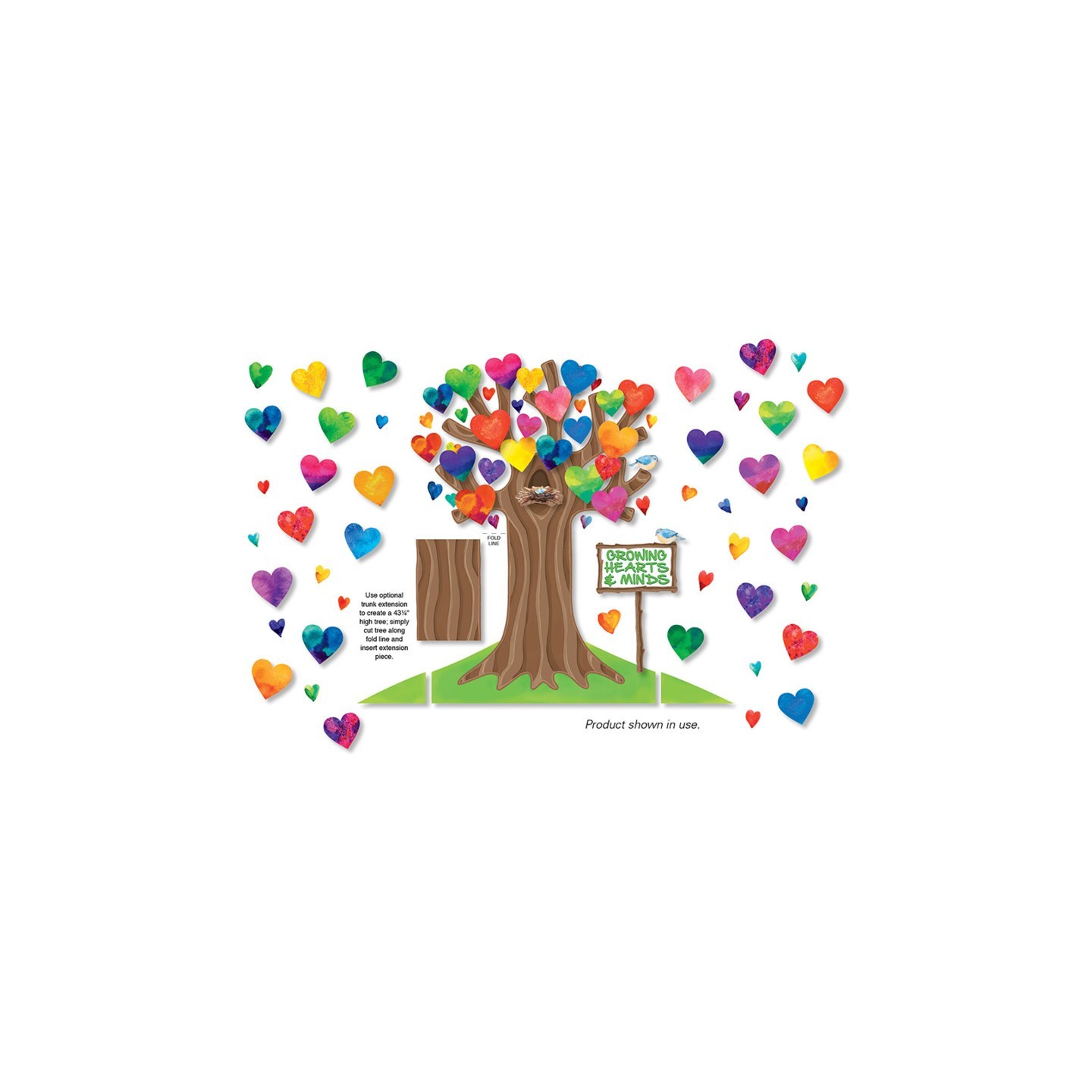 North Star Teacher Resources Growing Hearts & Minds Bulletin Board Set
