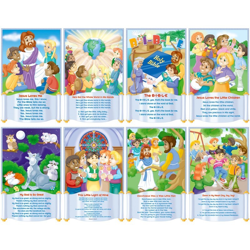 North Star Teacher Resources Children's Bible Songs Charts