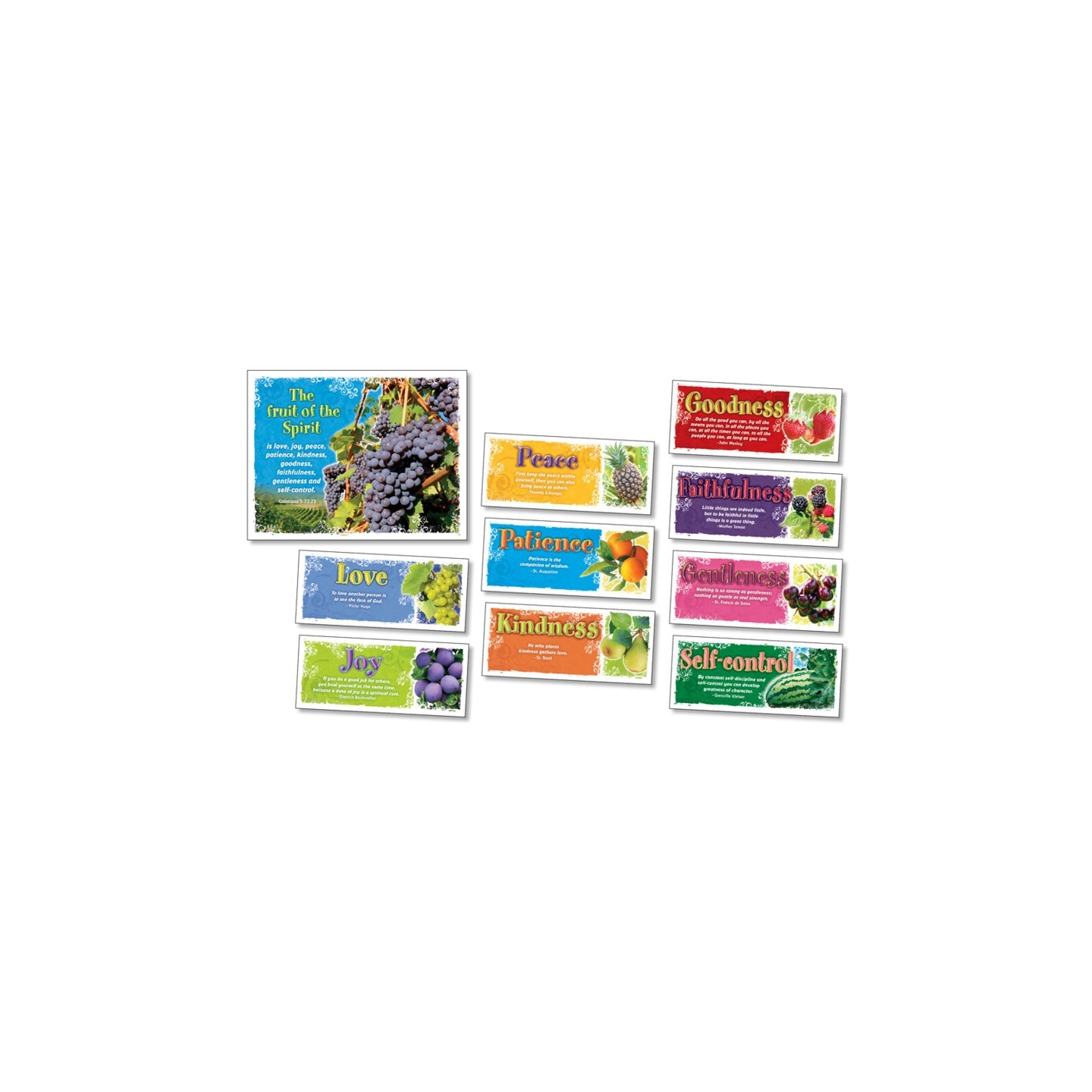 North Star Teacher Resources Fruit of the Spirit Bulletin Board Set