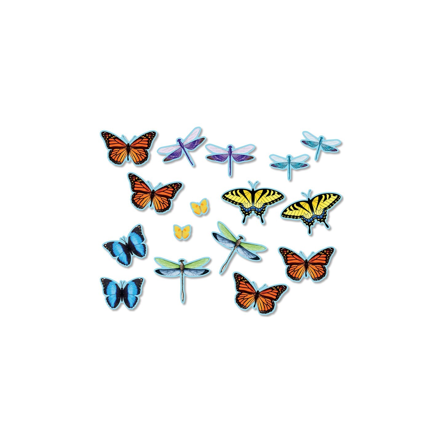 North Star Teacher Resources Bulletin Board Accents Butterflies & Dragonflies