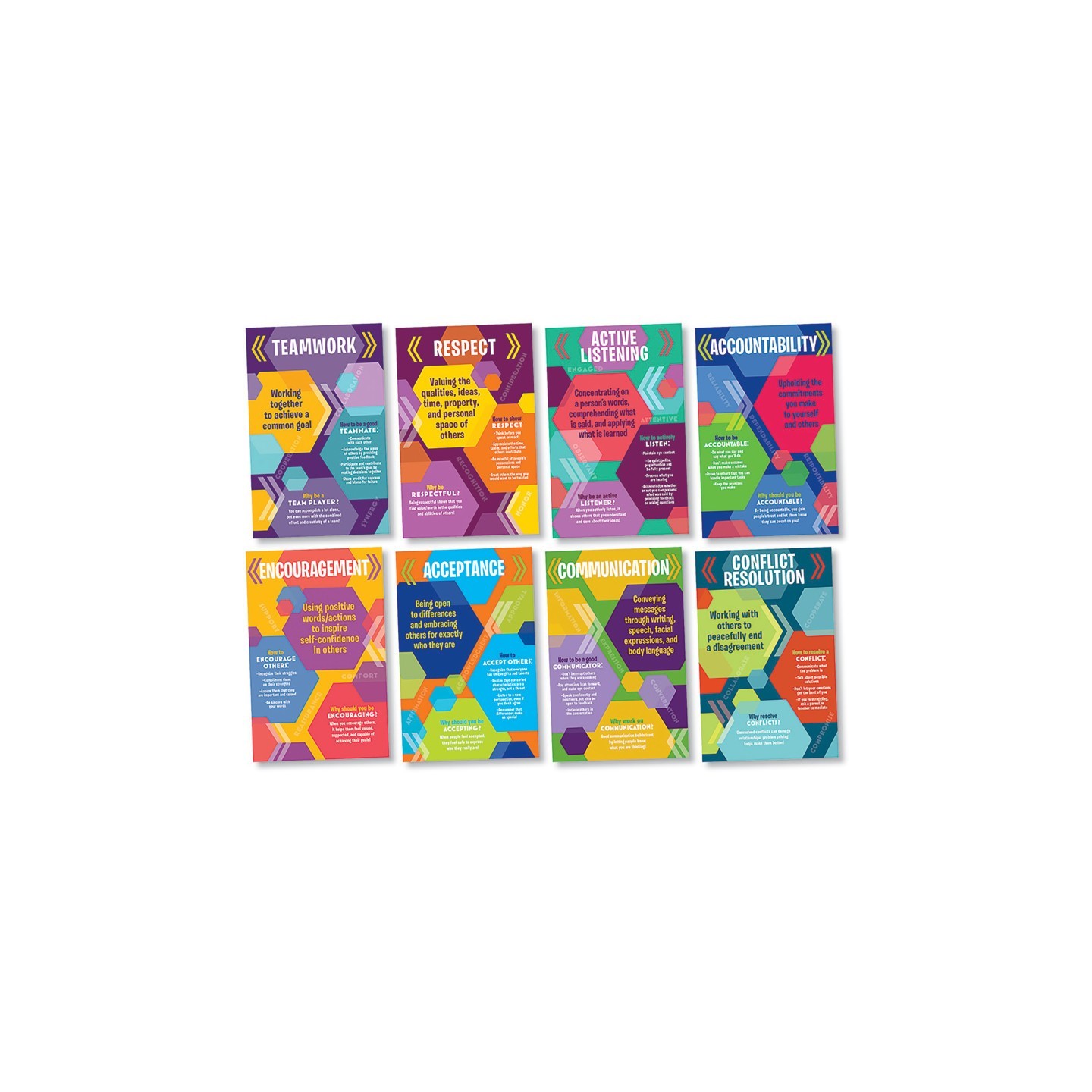 North Star Teacher Resources Social Skills: Shaping Successful Relationships Bulletin Board Set