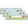 North Star Teacher Resources Primary Modern Manuscript Counting 1-120 Desk Plate, 36 Per Pack, 3 Packs