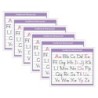 North Star Teacher Resources Adhesive Traditional Manuscript Desk Prompt, 36 Per Pack, 6 Packs