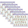 North Star Teacher Resources Adhesive ASL Alphabet Desk Prompts, 36 Per Pack, 6 Packs
