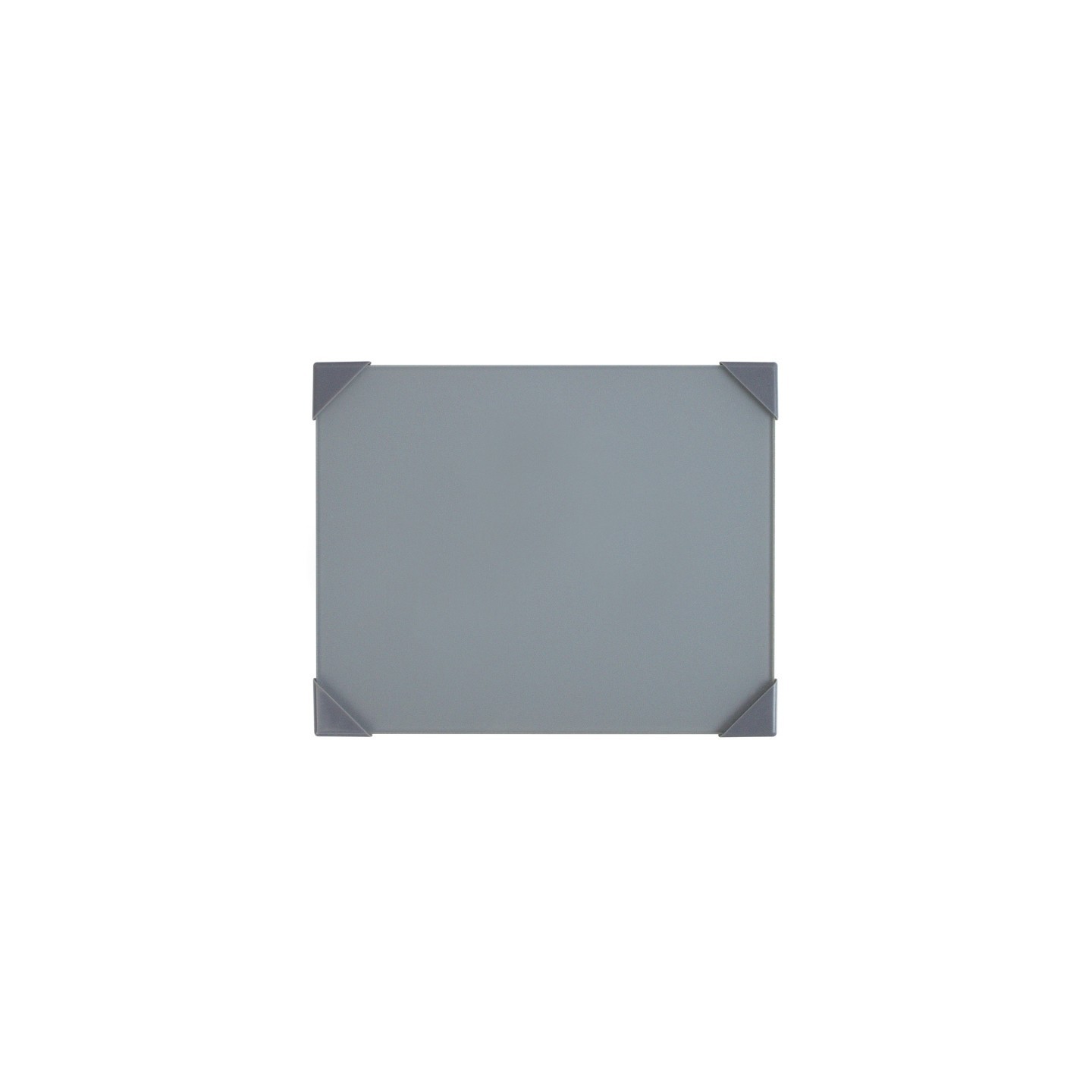 New Wave Art Posh Table Top Palette, Glass, Grey, 6.75x8.4 in
