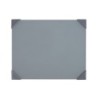 New Wave Art Posh Table Top Palette, Glass, Grey, 6.75x8.4 in