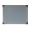 New Wave Art Posh Table Top Palette, Glass, Grey, 9x12 in