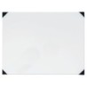 New Wave Art Posh Table Top Palette, Glass, White, 12x16 in