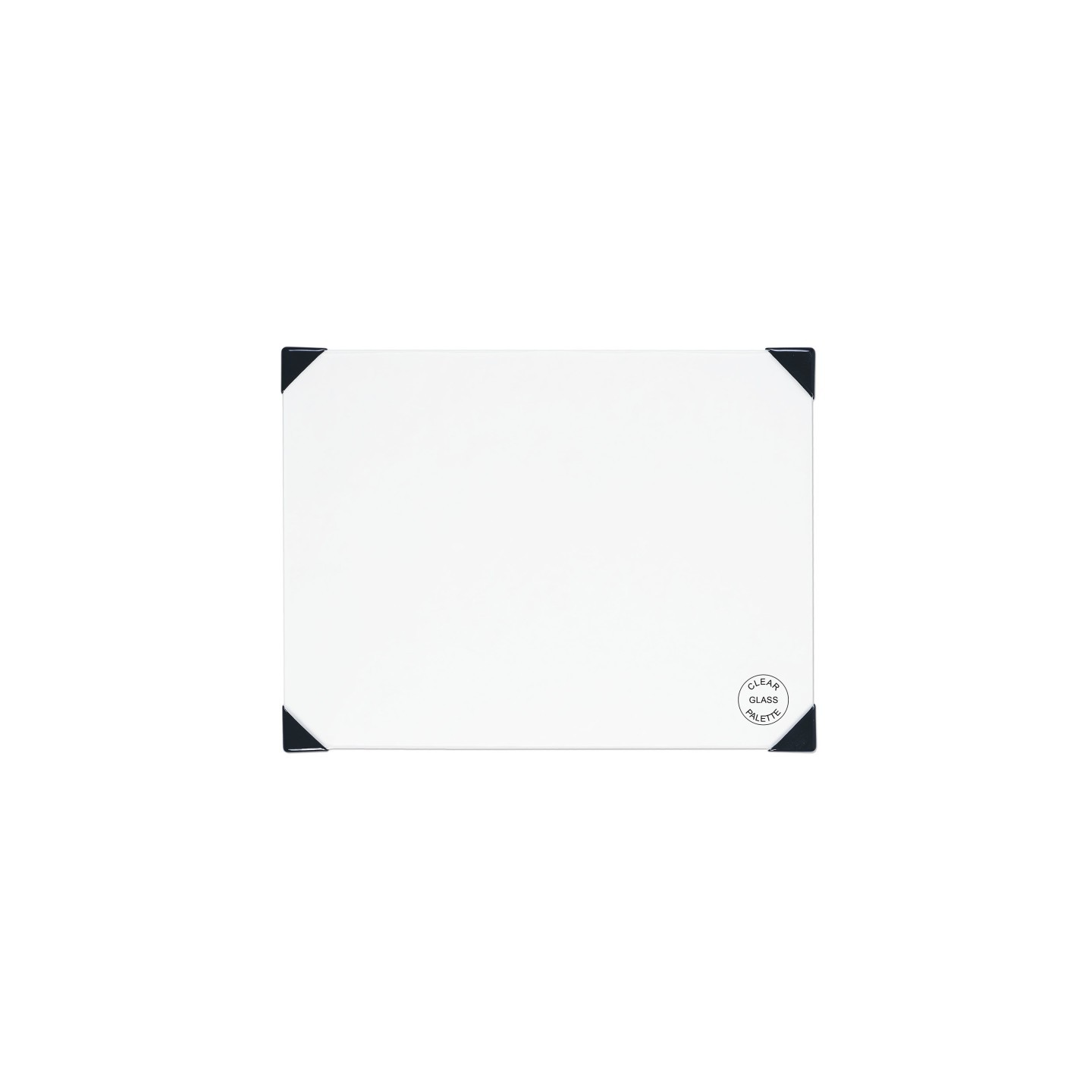 New Wave Art Posh Table Top Palette, Glass, Clear, 9x12 in