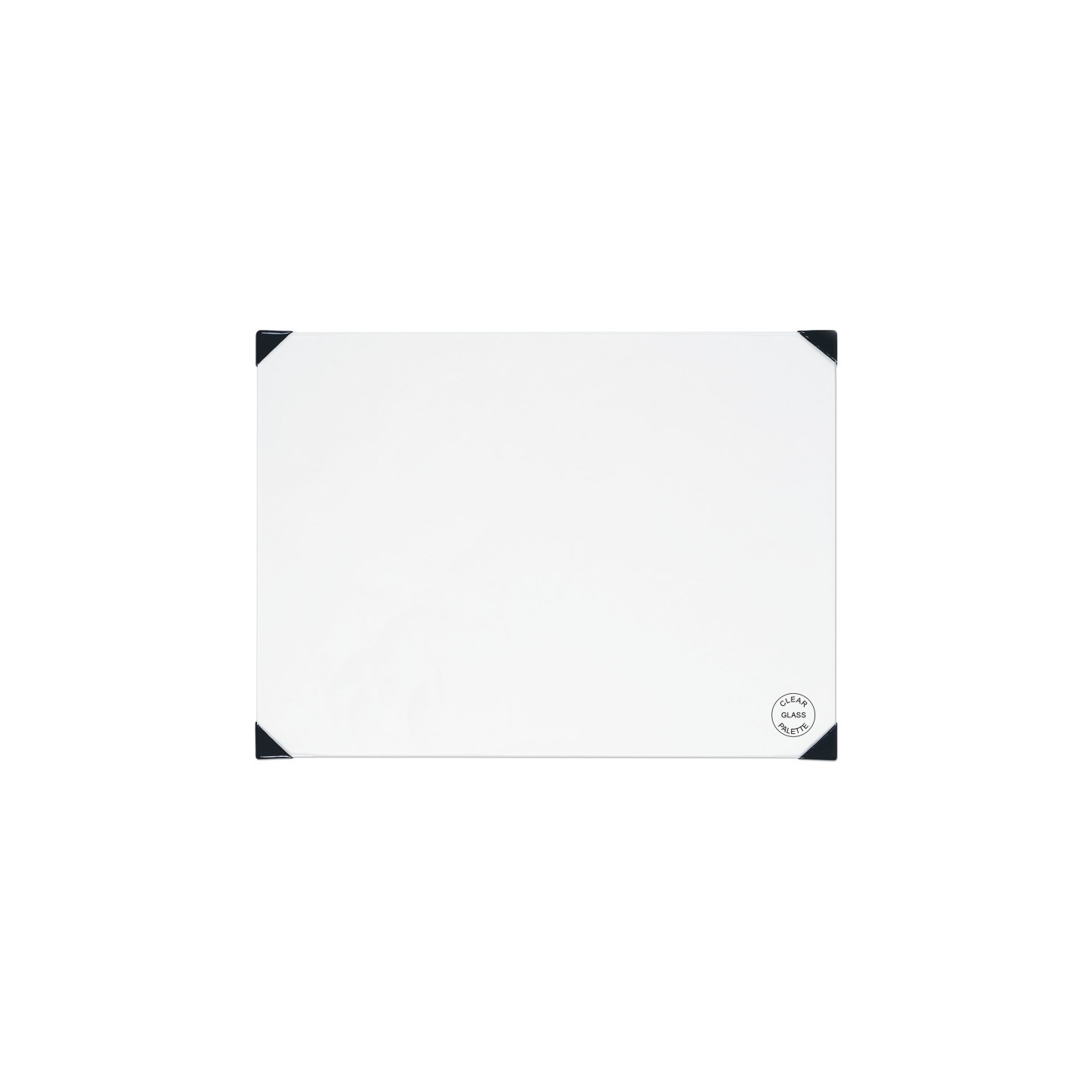 New Wave Art Posh Table Top Palette, Glass, Clear, 12x16 in