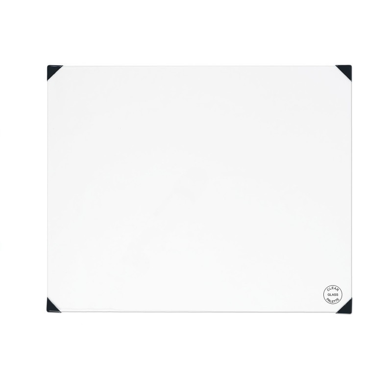 New Wave Art Posh Table Top Palette, Glass, Clear, 16x20 in