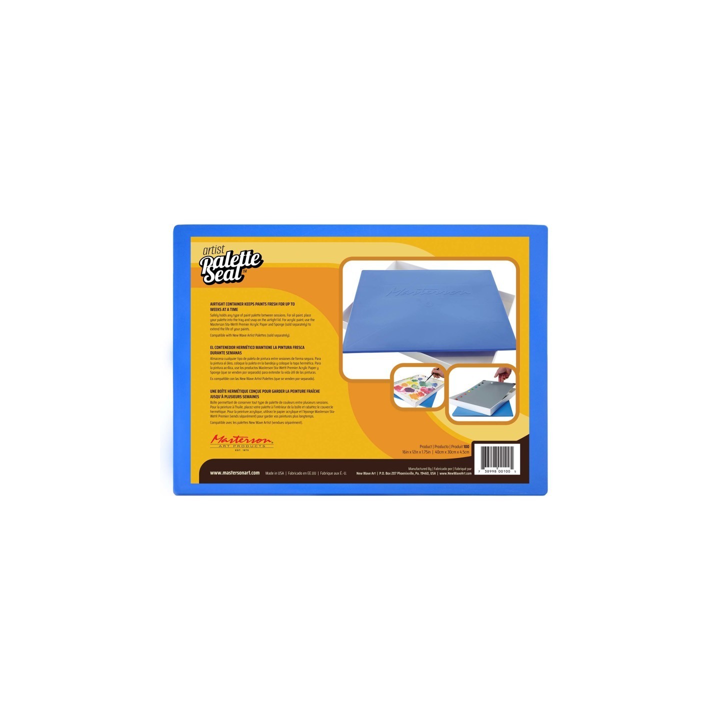 Masterson Art Products Masterson Artist Palette Seal® #100, 12x16 in