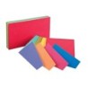 Oxford® Two-Tone Index Cards, 3" x 5", Assorted Colors, Pack of 100