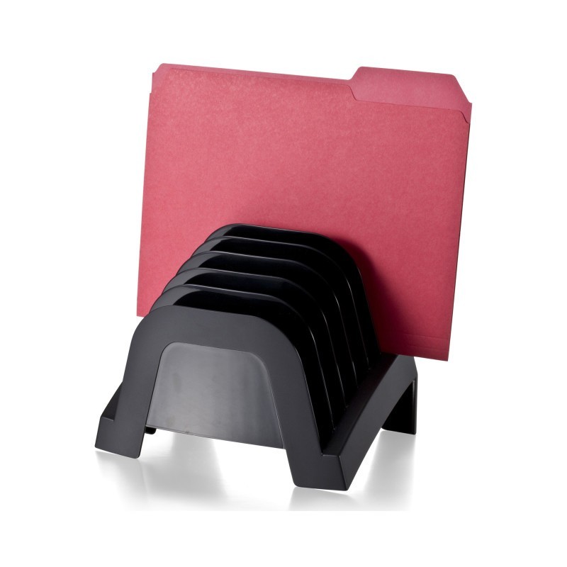 Achieva® Achieva® Recycled Incline File Sorter, Black