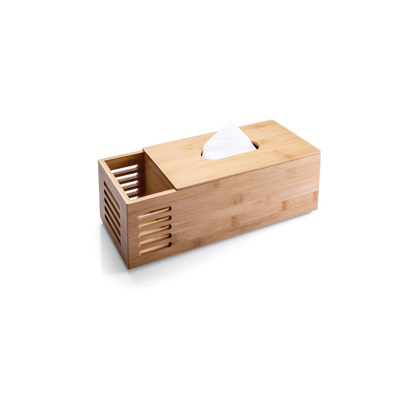 Officemate® Bamboo Rectangular Tissue Box