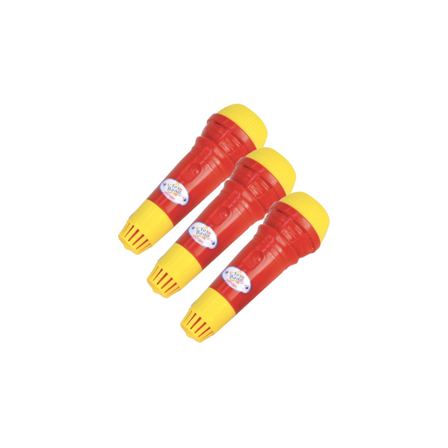 Bontempi Toy Band Play Echo Microphone, Pack of 3