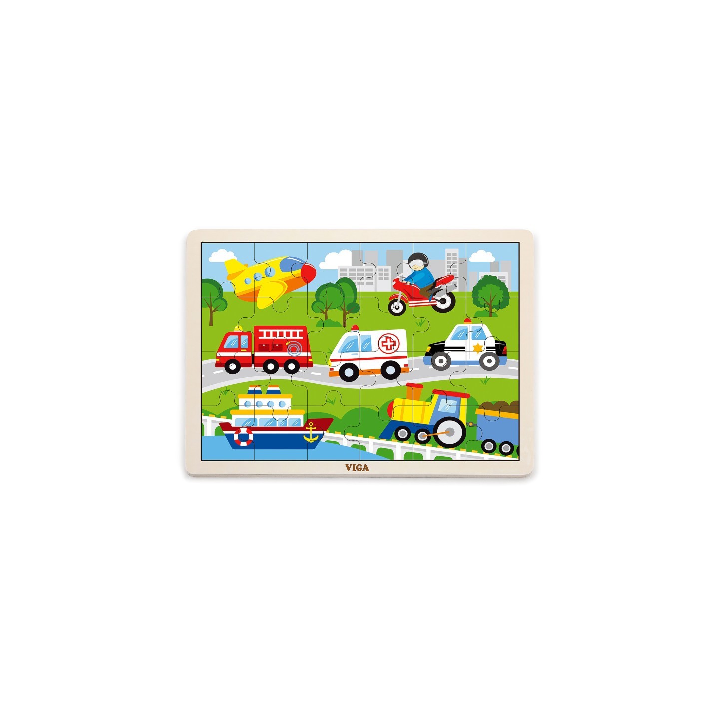 The Original Toy Company Vehicles Classic Jigsaw Puzzle