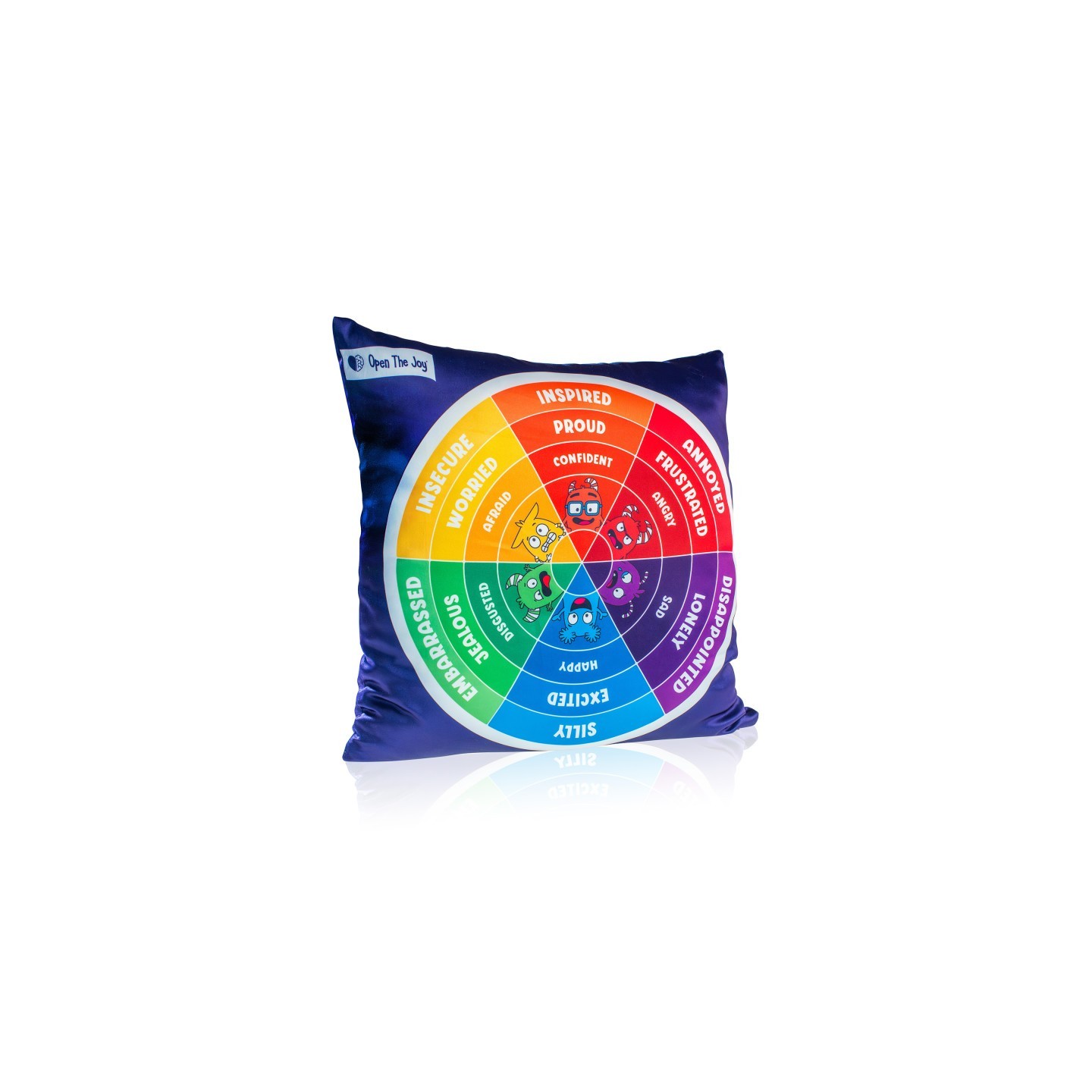 Open the Joy Weighted Emotions Wheel Pillow, English