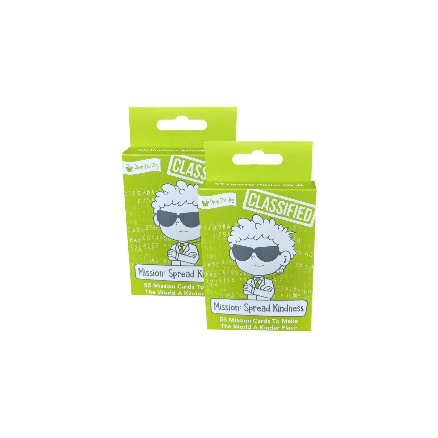 Open the Joy Kindness Mission Cards, 2 Sets