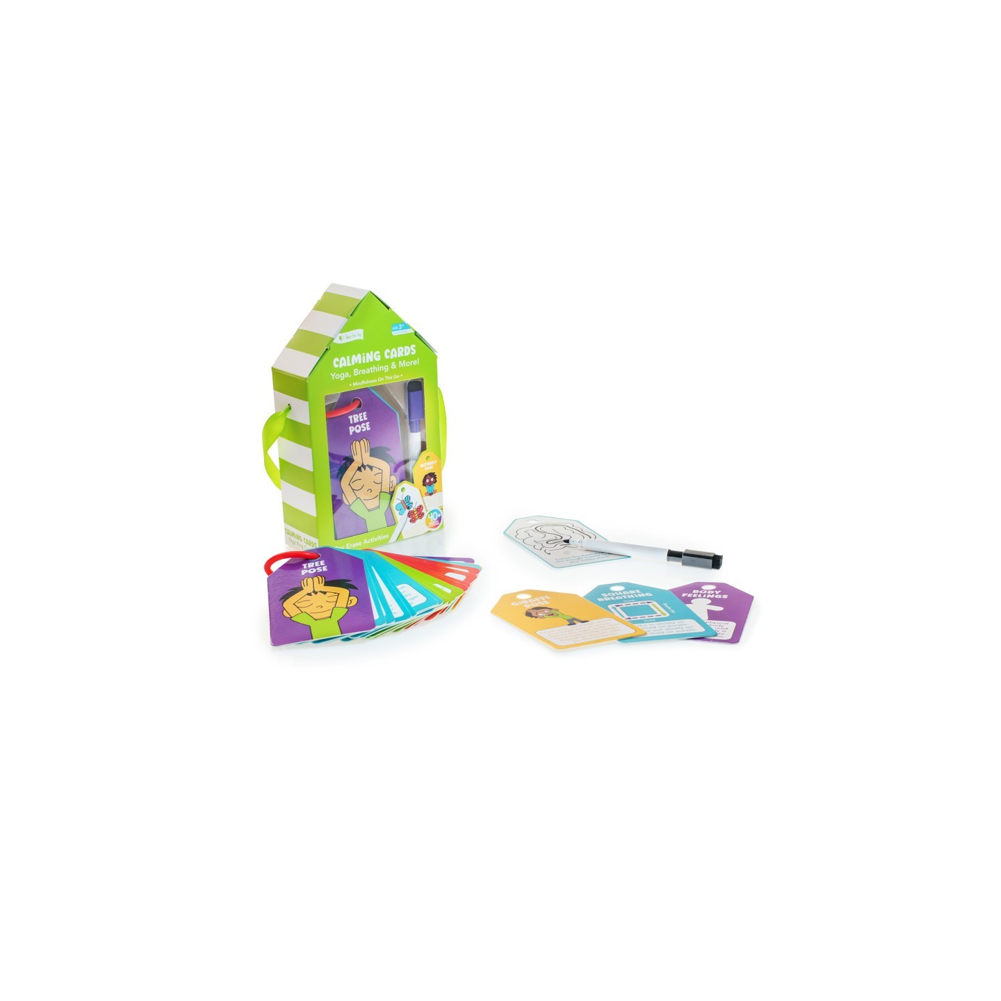 Open the Joy Dry Erase Flash Cards - Calming Cards