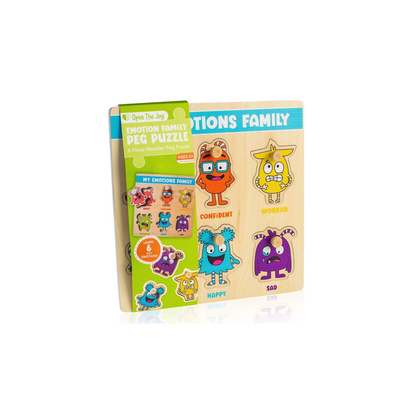 Open the Joy My Emotions Family Peg Puzzle