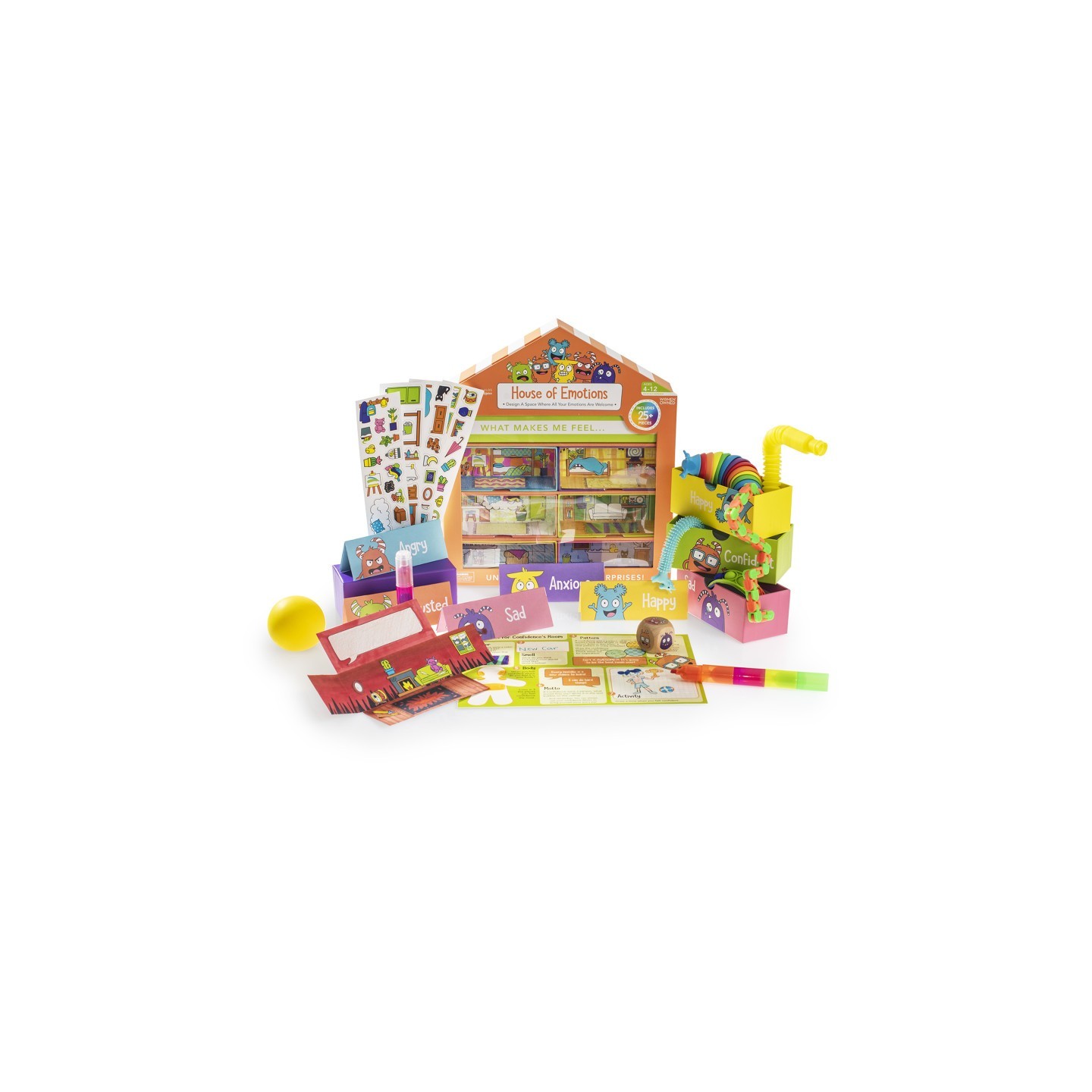Open the Joy House Of Emotions, DIY Emotional Playhouse Kit for Kids