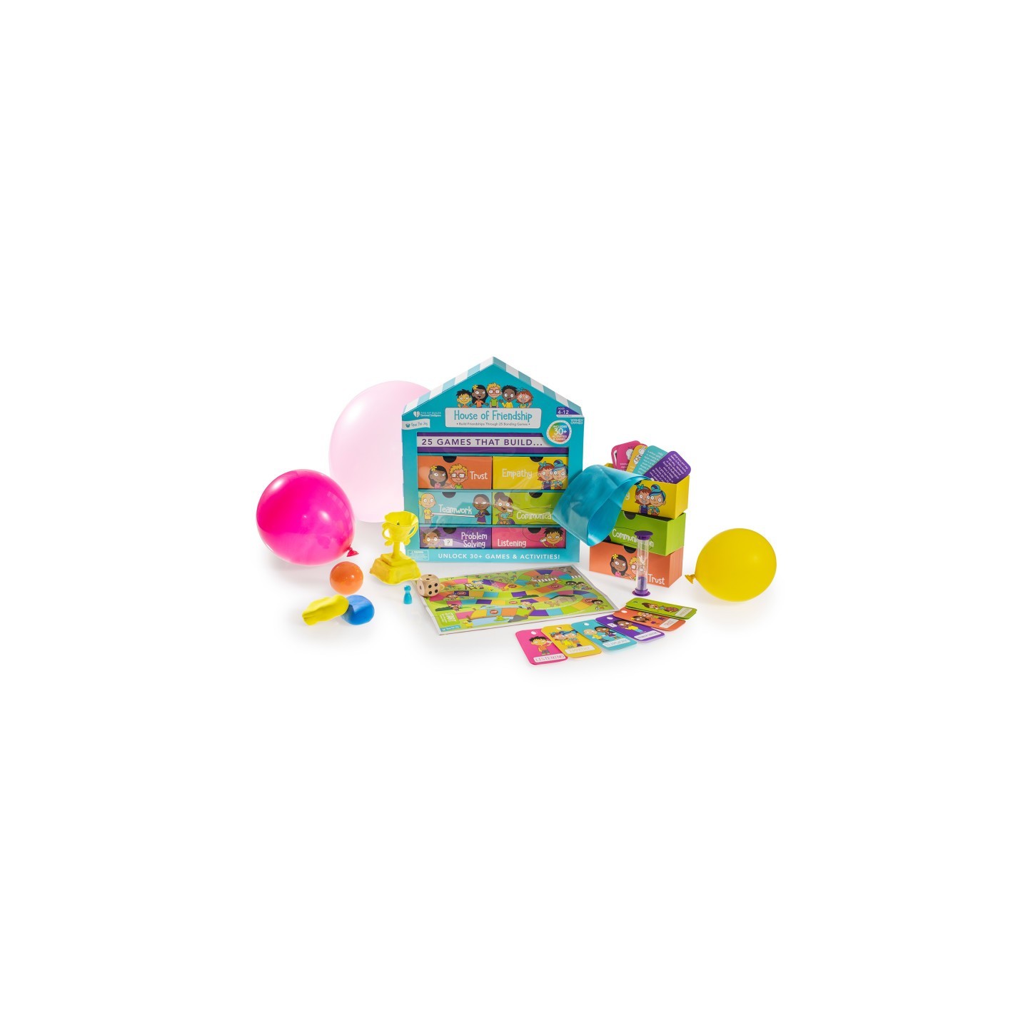 Open the Joy House of Friendship, DIY Friendship Playhouse Kit for Kids