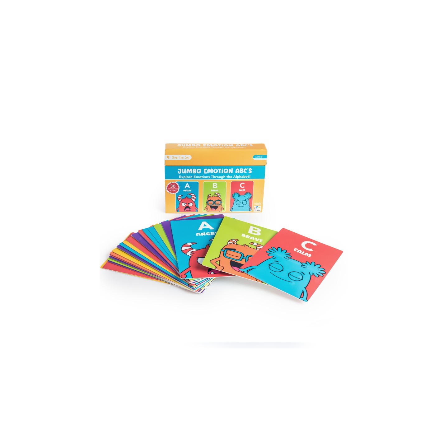 Open the Joy Jumbo ABC Emotion Cards