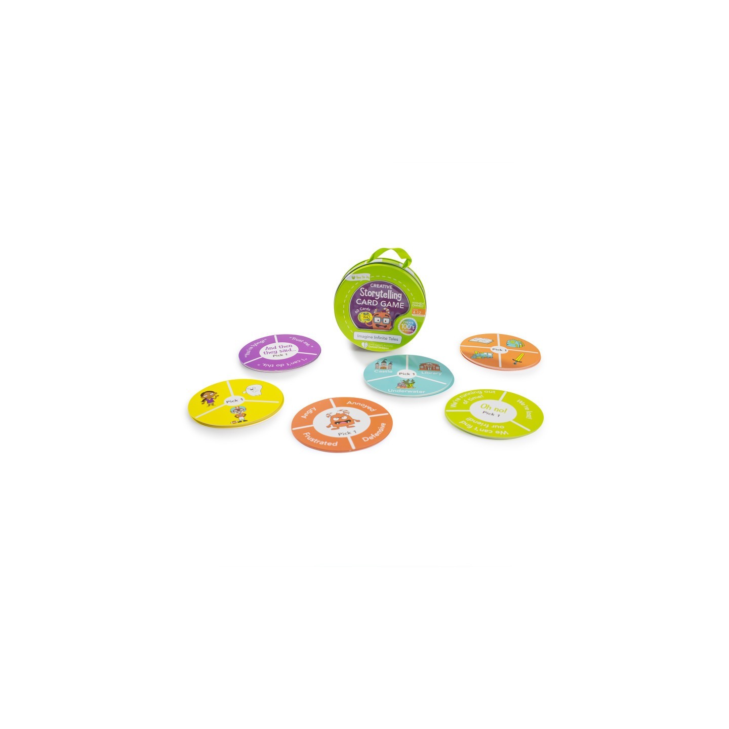 Open the Joy Creative Storytelling Card Game for Kids